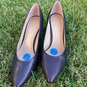 Designer Purple Leather pumps